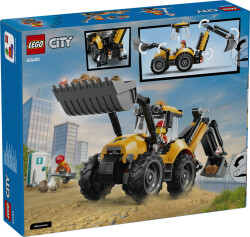 مجموعه ساختنی لودر بیل‌مکانیکی زرد سیتی، لگو LEGO مدل 60480، ۳۰۱ قطعه، حداقل سن ۷ سال