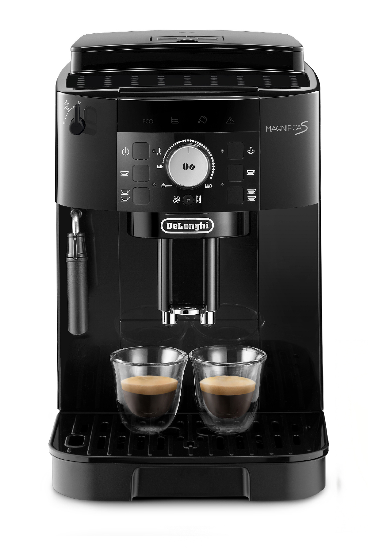 دستگاه اسپرسو و کاپوچینو قهوه ساز تمام اتوماتیک MAGNIFICA START, ECAM12.121.B اورجینال Delonghi