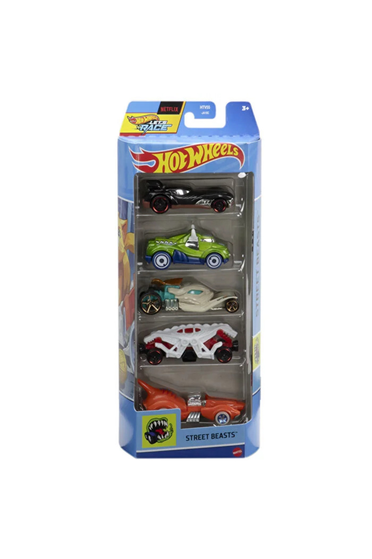 ماشین اسباب بازی مجموعه پنج STREET BEASTS HTV55 از ترکیه HOT WHEELS