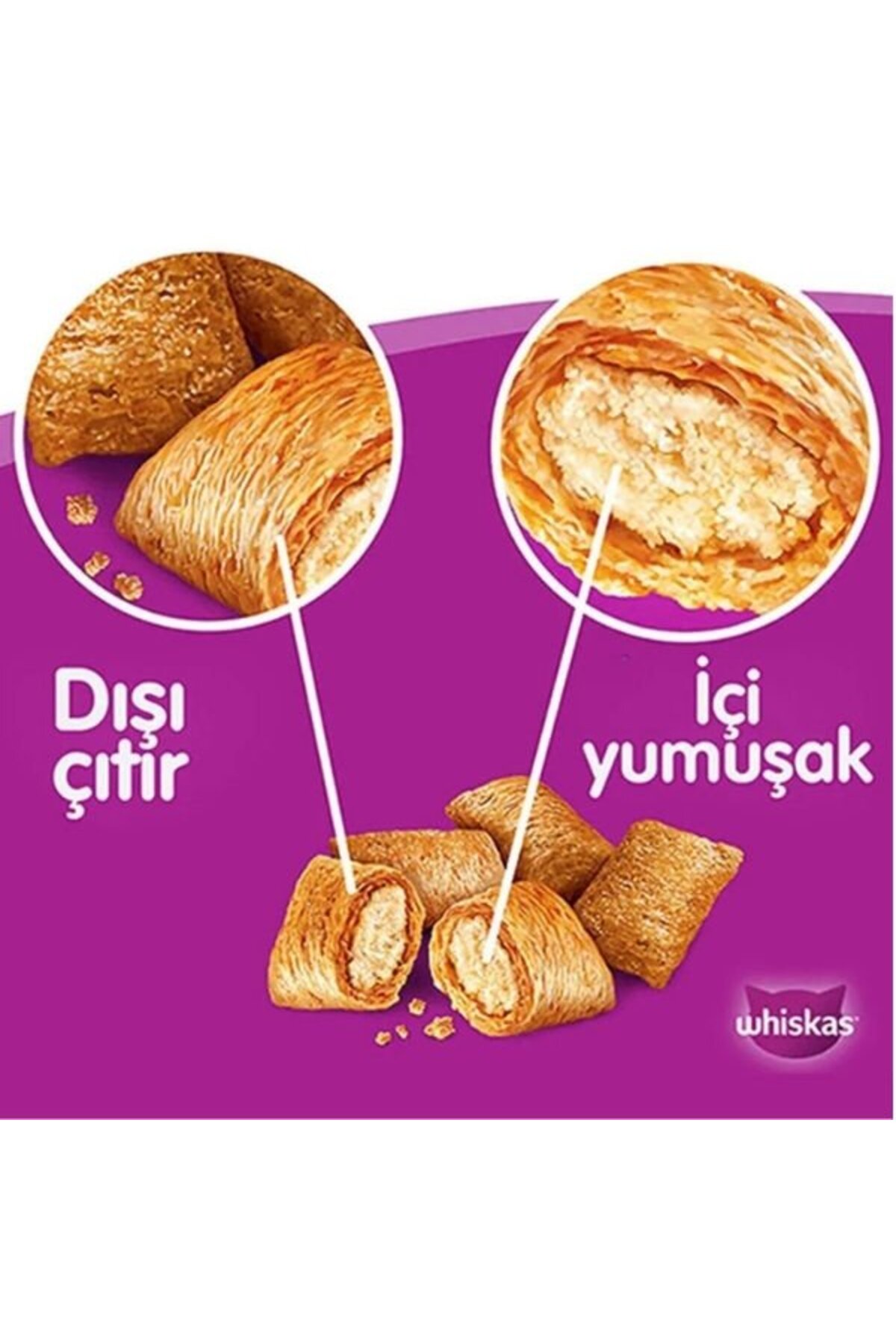 غذای خشک گربه ویسکاس Whiskas مخصوص گربه‌های بالغ، ۳۰۰ گرم
