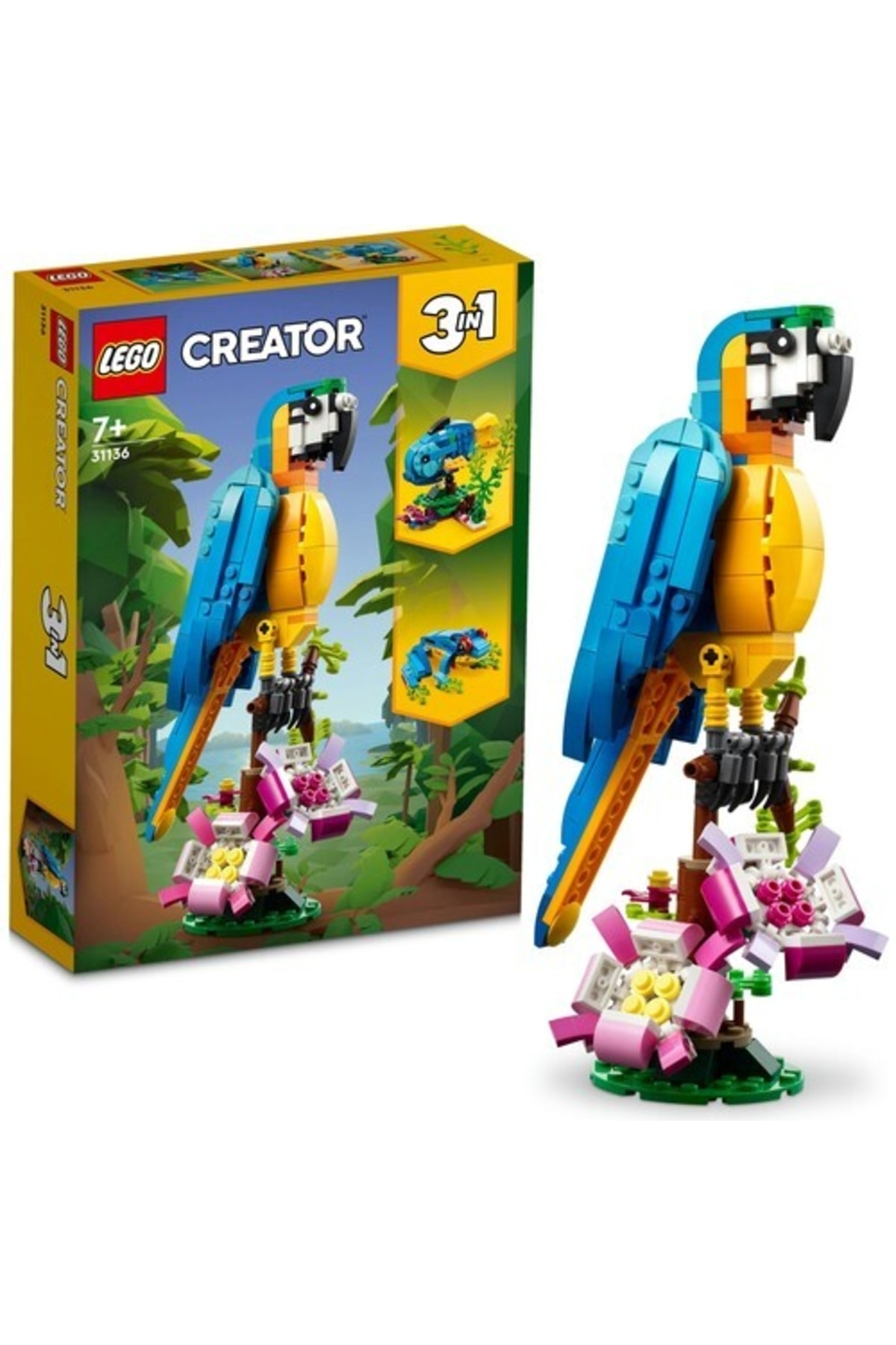پازل ها و یاپبوزهای کودک محصول دارای مجوز CREATOR EXOTIC PARROT 31136 اورجینال LEGO
