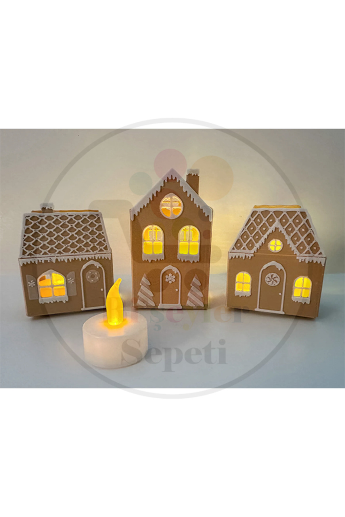فیگور MINI GINGERBREAD HOUSES BAG از ترکیه Bi'şeyler Sepeti