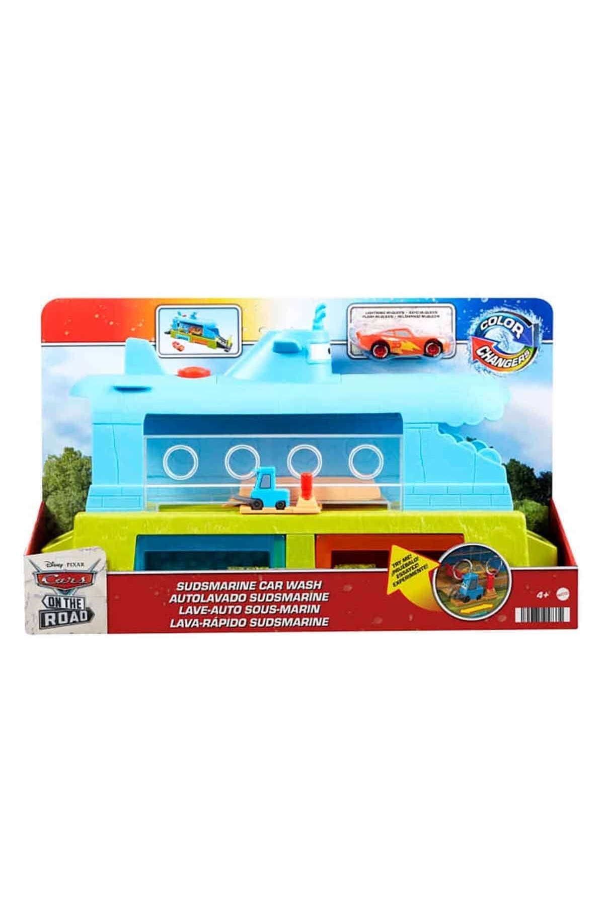 ماشین اسباب بازی مجموعه شستشوی اتومبیل نهنگ HGV70 هات ویلز اورجینال HOT WHEELS