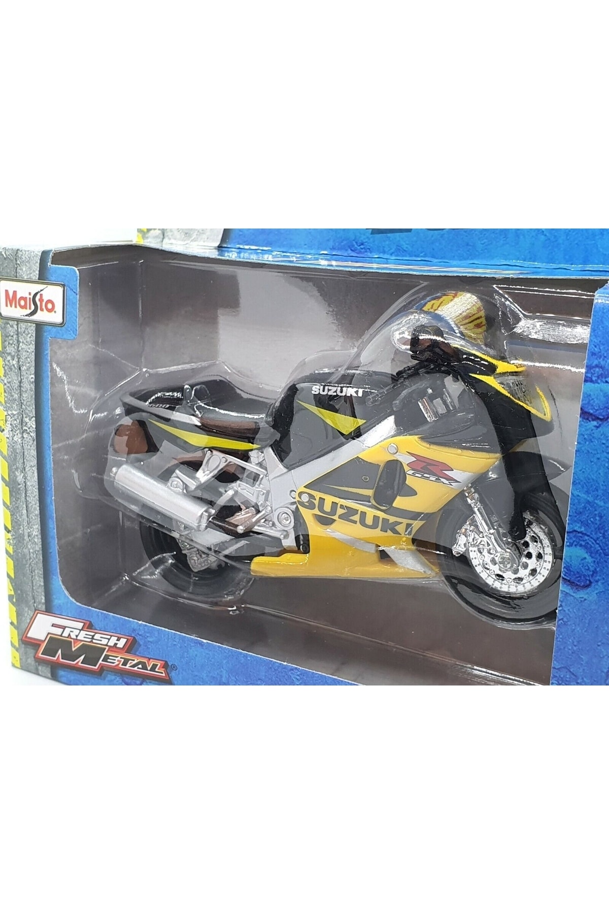 مدل خودرو سوزوکی GSX R600 DIECAST MOTORCYCLE DIRT BIKE MOTOCROSS در مقیاس 1:18 برند اورجینال Maisto
