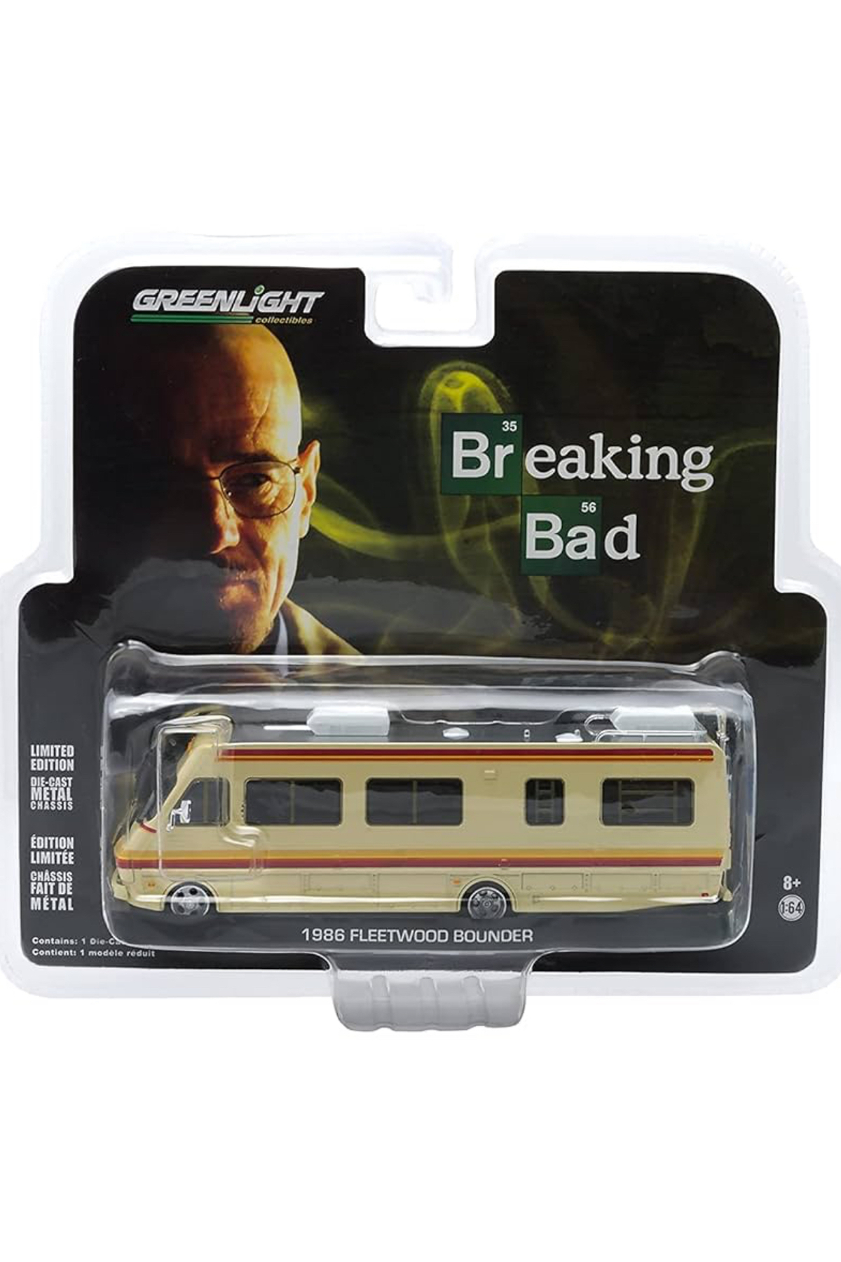 مدل خودرو هالیوود – بریکینگ بد 1986 فلیتوود باندر 1:64 کتاب هدیه سینوورس اورجینال Greenlight Collectibles