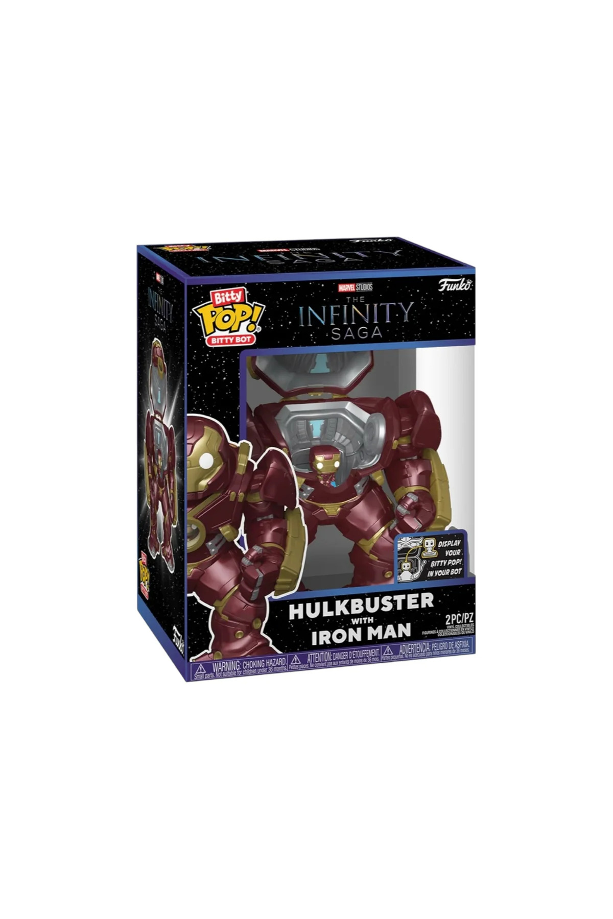 فیگور هالک باستر با آیرون من فونکو پاپ! BITTY BOTS INFINITY SAGA MARVEL از ترکیه Funko