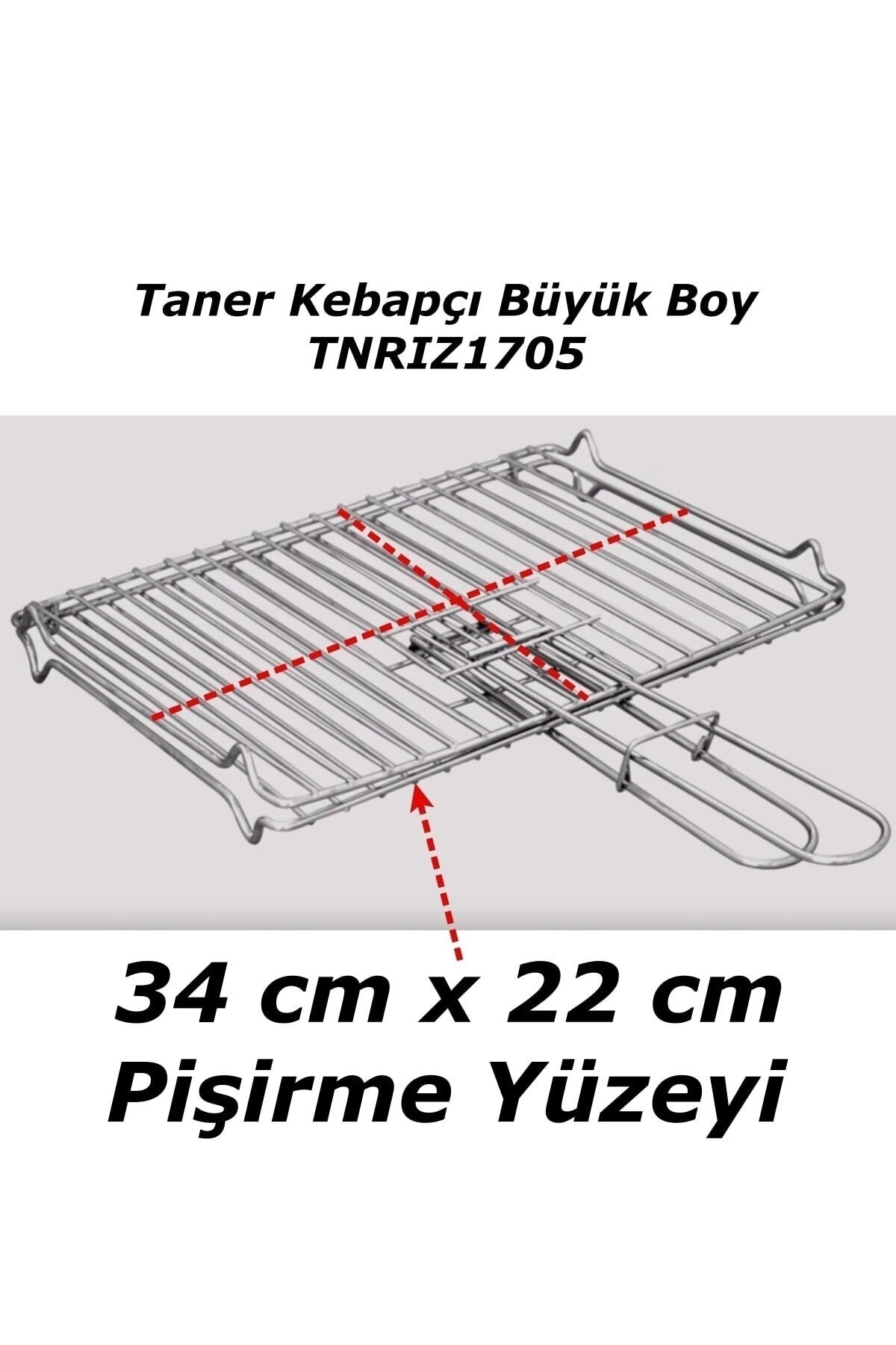 گریل برقی کباب پز دو سیمی سایز بزرگ اورجینال Taner