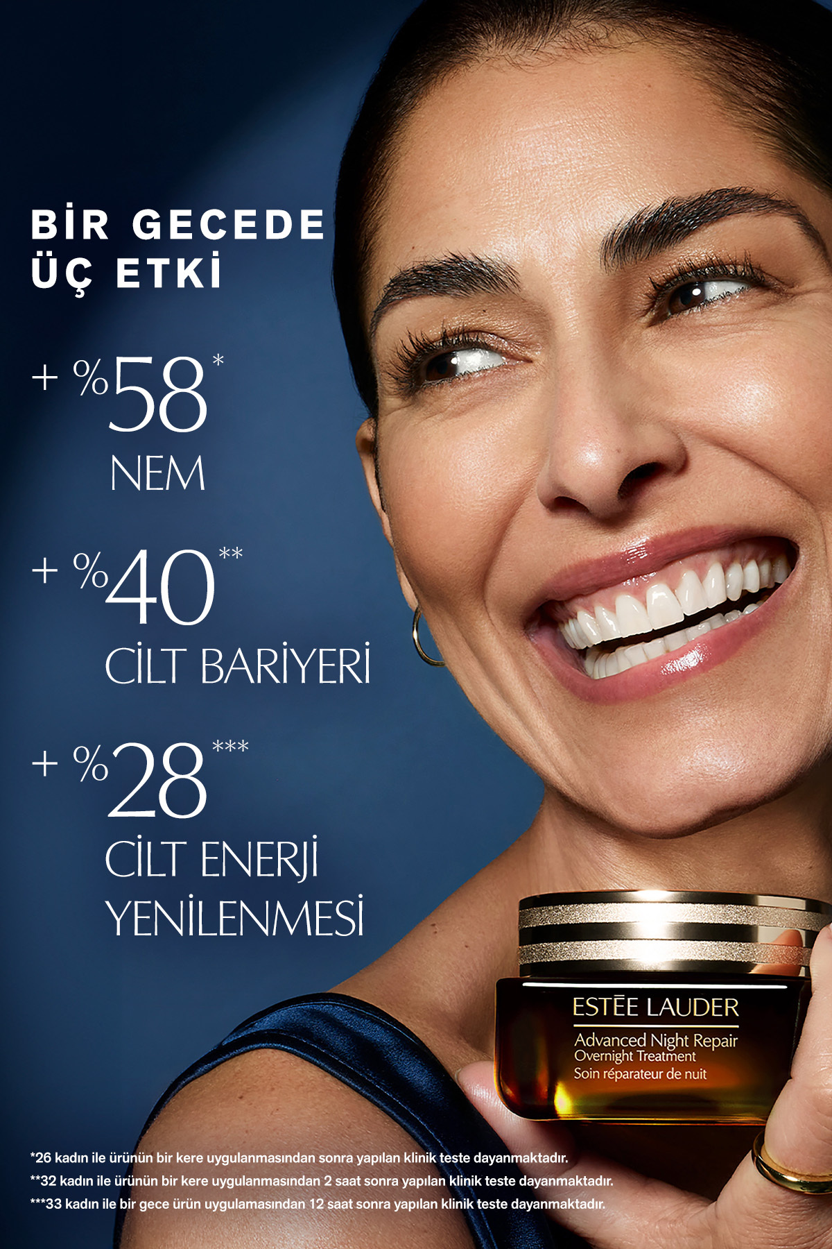 اثرات شبانه سه‌گانه مراقبت ADVANCED NIGHT REPAIR OVERNIGHT TREATMENT 65ML استی لادر Estee Lauder
