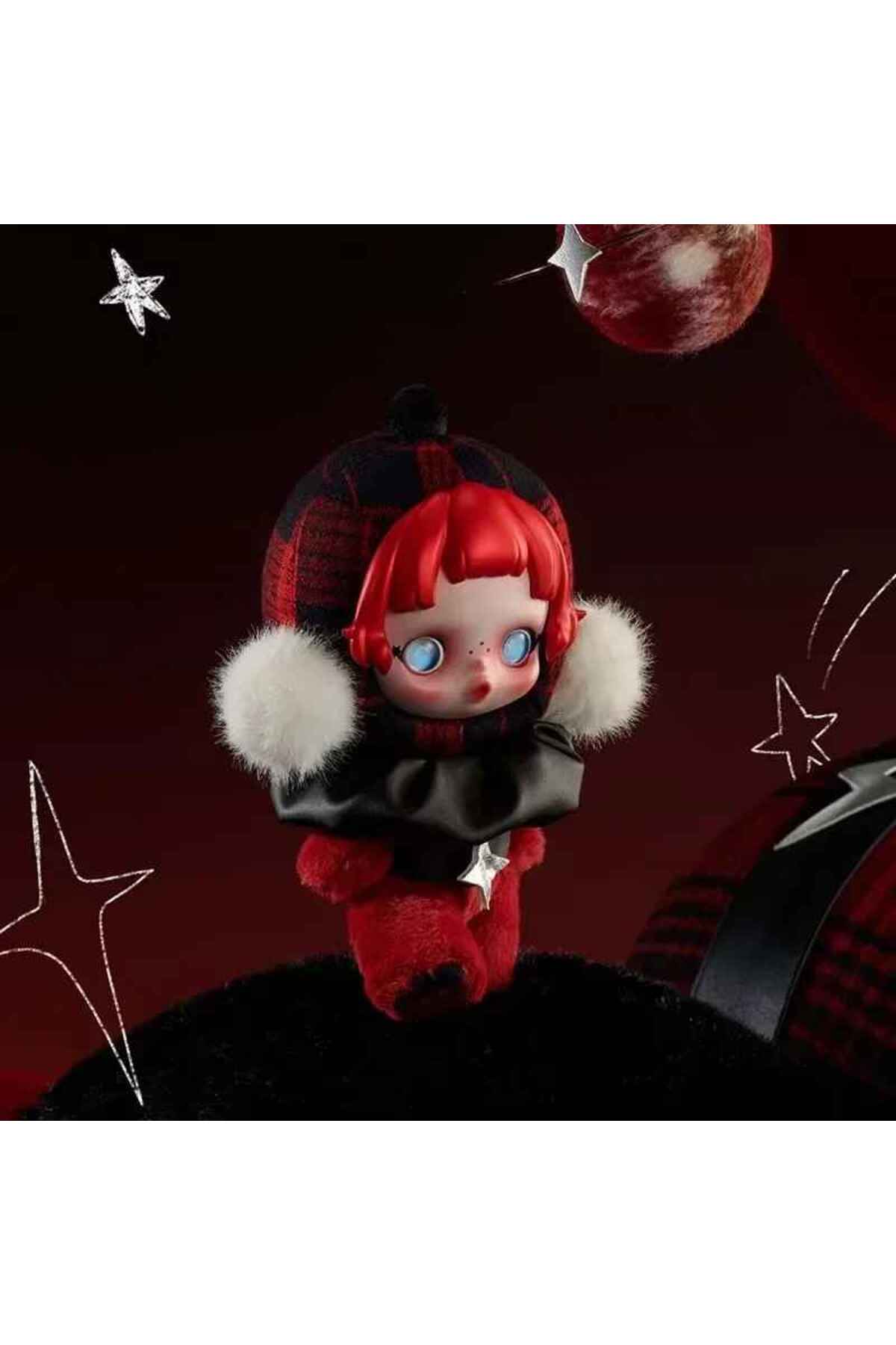 اسباب بازی های پشمی جاکلیدی هدیه عروسک گوتیک رنگارنگ جمجمه پاندا لابوبو Schulzz