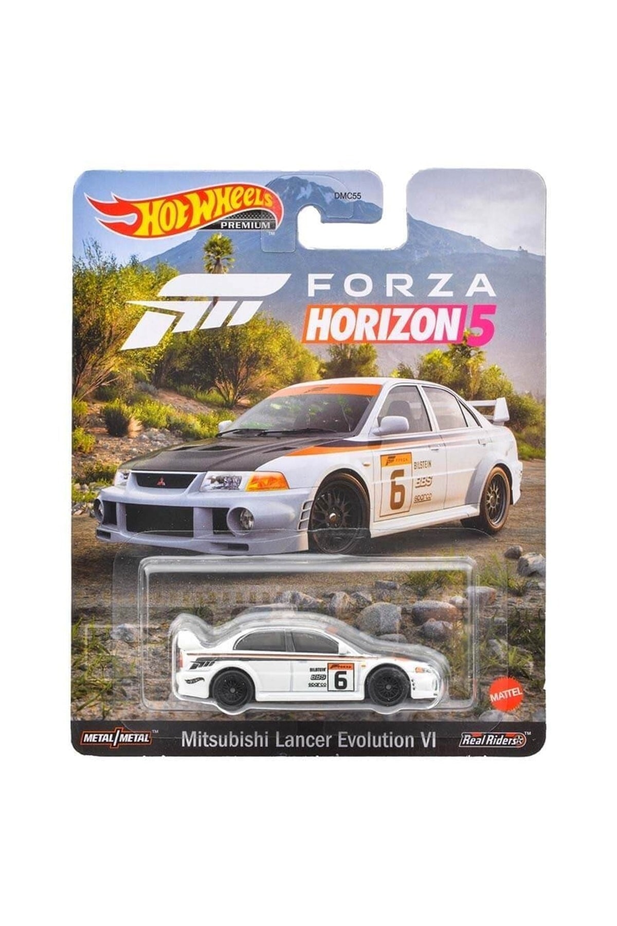 ماشین اسباب بازی PREMIUM FORZA HORIZON 5 MITSUBISHI LANCER EVOLUTION V از ترکیه HOT WHEELS
