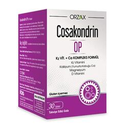 مکمل غذایی کلسیم و ویتامین K2 اورزاکس Orzax Cosakondrin-Op، ۳۰ قرص