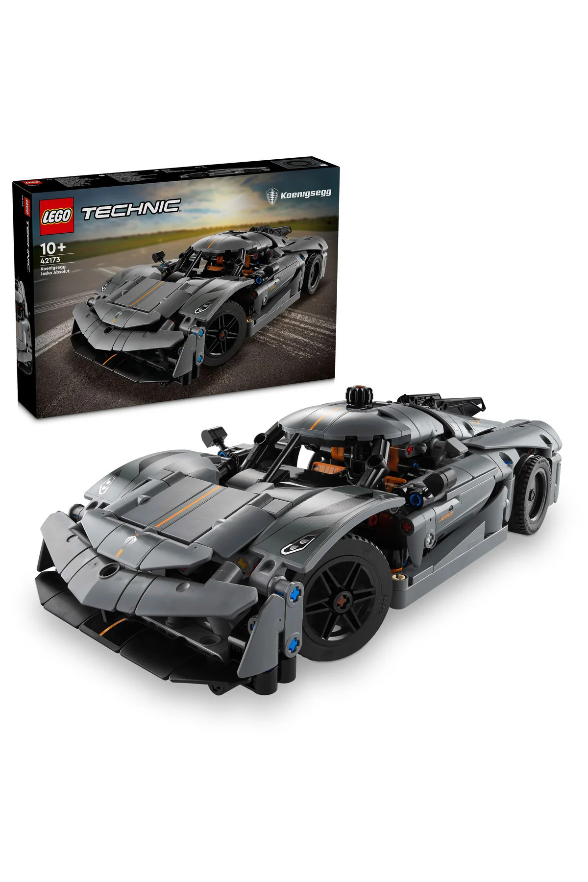 لگو و اسباب بازی های ساخت محور ® TECHNIC KOENIGSEGG JESKO ABSOLUT GREY HYPERCAR 42173 ست ساختمان برای کودکان 801P اورجینال LEGO