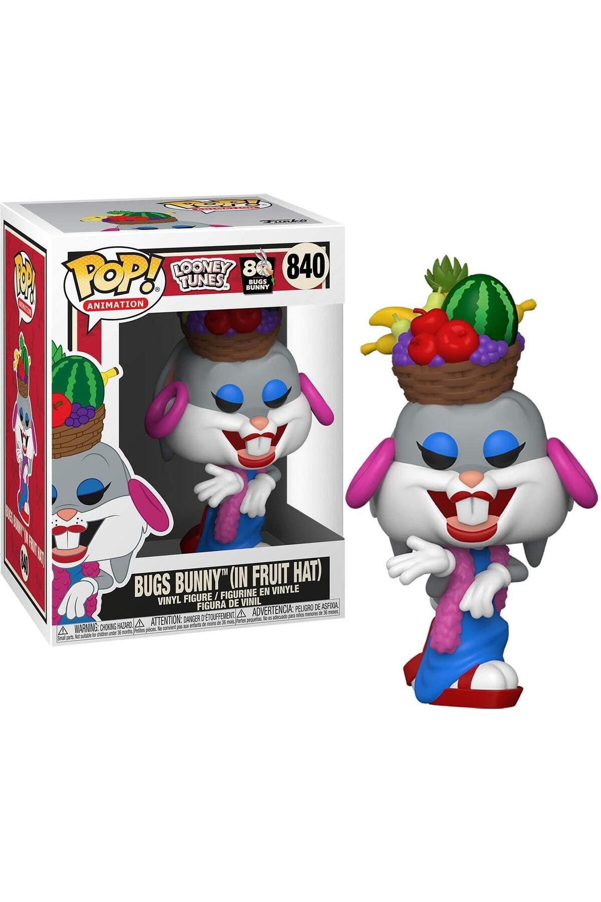 فیگور پاپ WARNER BROS LOONEY TUNES سریال ویژه هشتادمین سالگرد BUGS BUNNY WITH FRUIT HAT از ترکیه Funko
