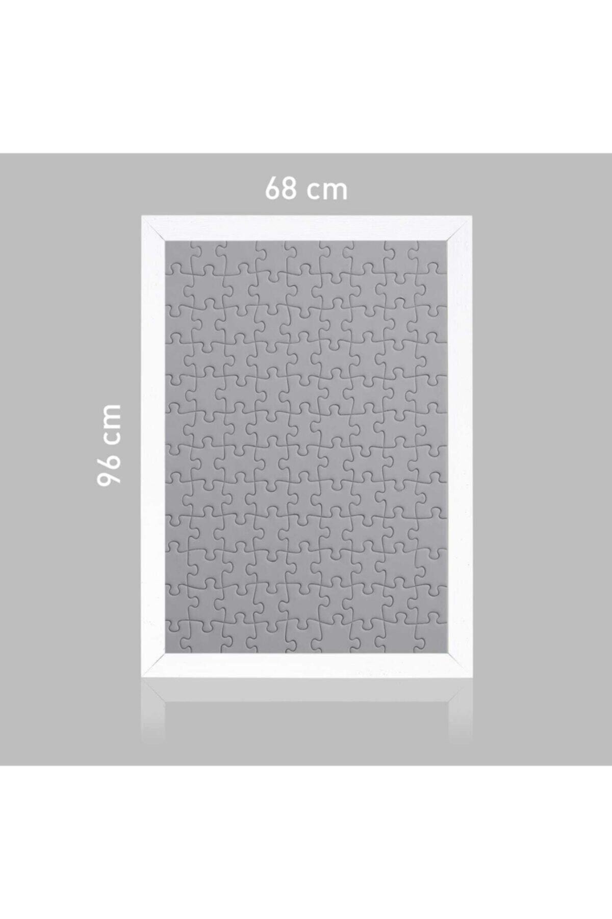پازل سر و قاب اره منبت کاری مویی برای 2000 قطعه اندازه 96CMX68CM سفید Genel Markalar