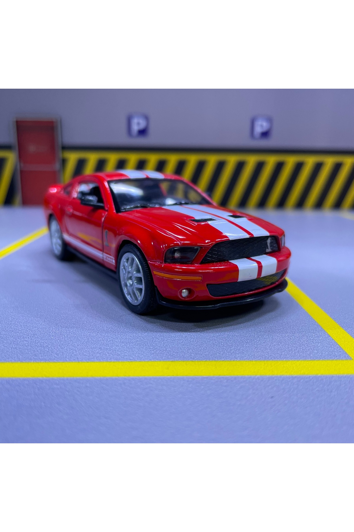 مدل خودرو 2007 SHELBY GT500 1 36 SCALE KINSMART DIECAST METAL MODEL CAR TOY PULL DROP اورجینال Kinsmart