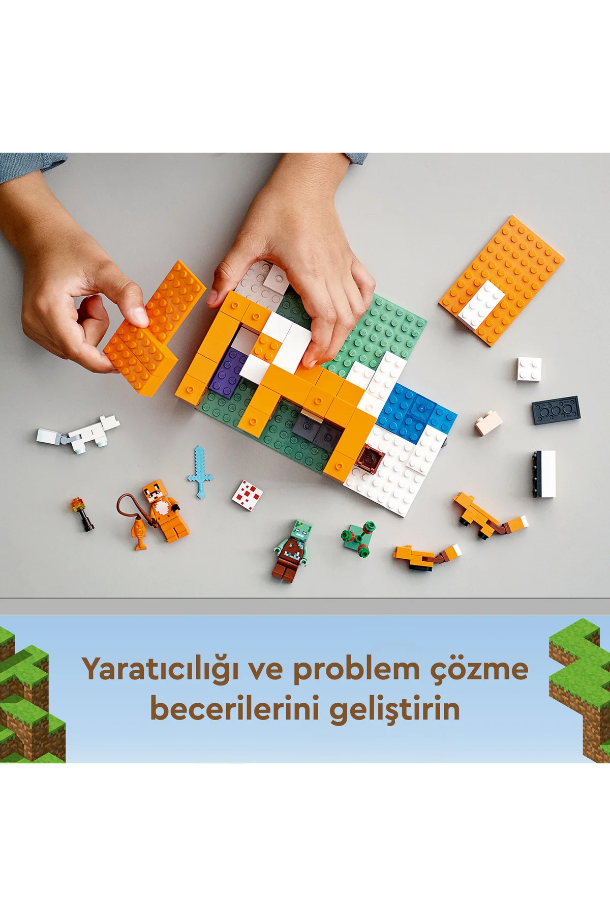 LEGO مجموعه ساخت لگو ماینکرافت لانه روباه ۲۱۱۷۸ (۱۹۳ قطعه)