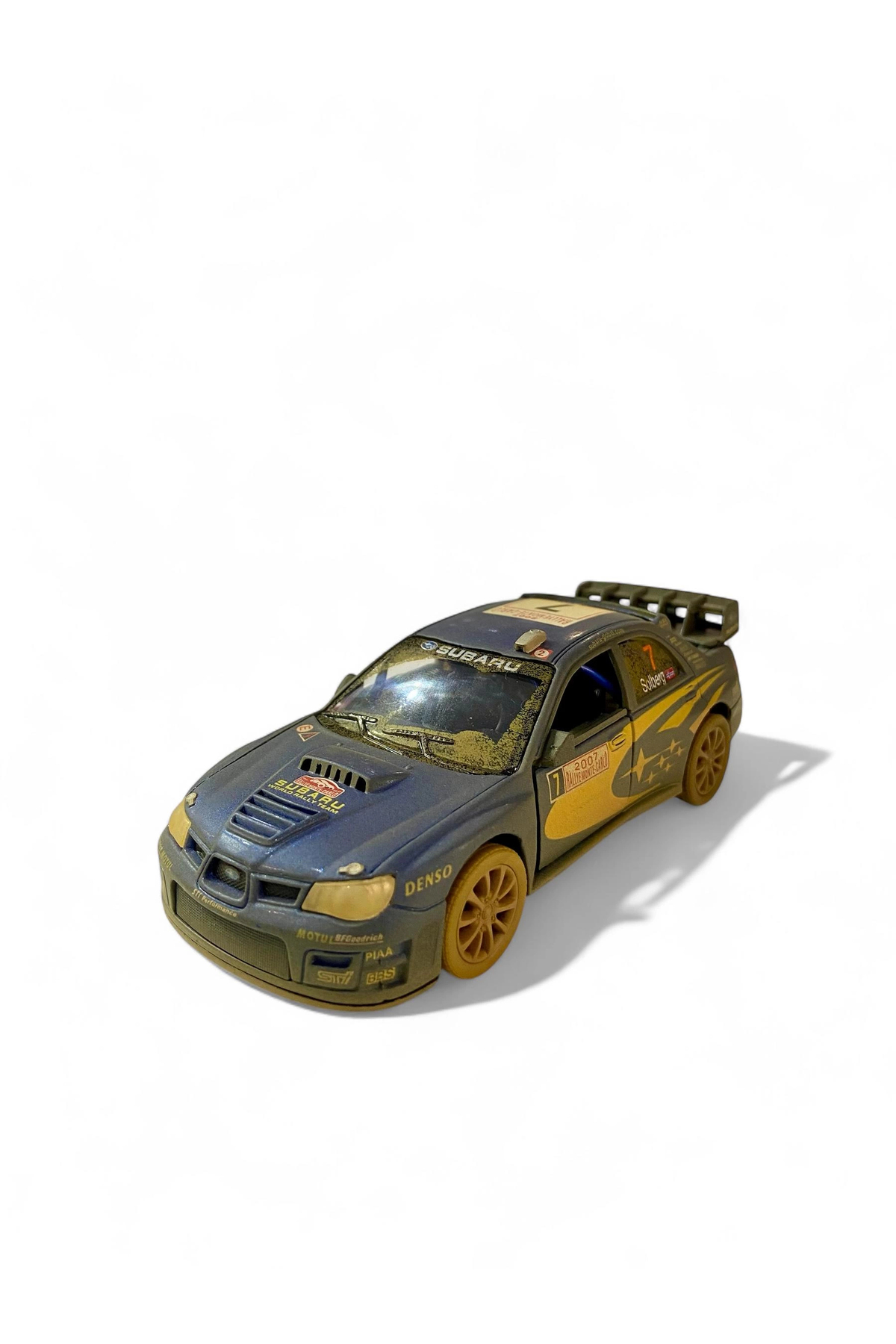مدل خودرو نسخه 1 36 2007 سوبارو ایمپرزا WRC MUDDY بررسی چک اورجینال Kinsmart
