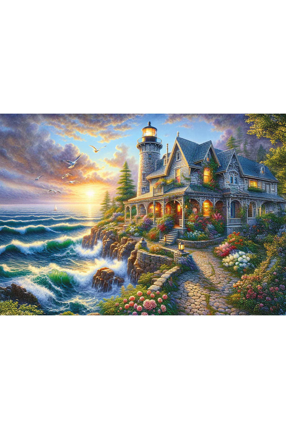 اشیاء دکوراتیو و مجسمه سمفونی ساحلی 500 پازل اورجینال ارت Art Puzzle