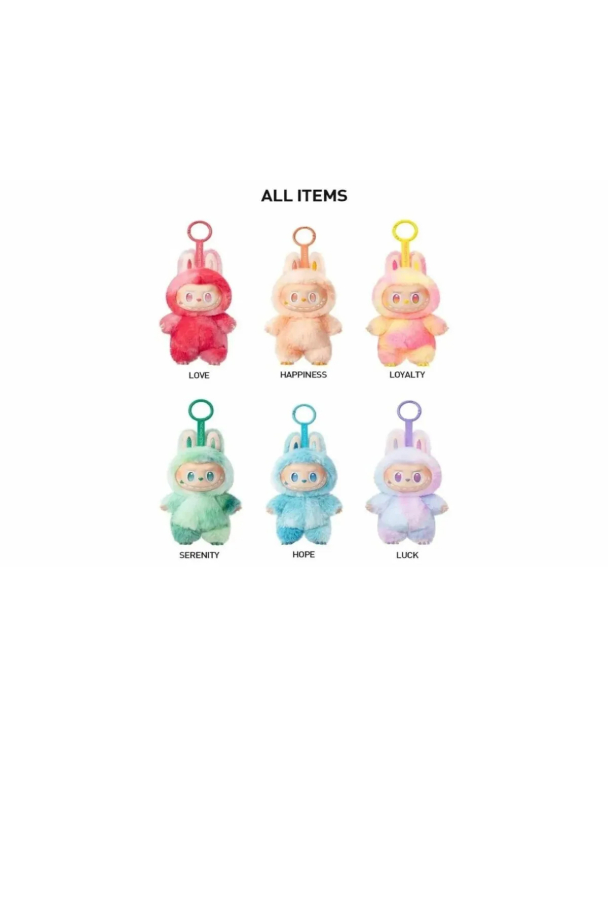 اسباب بازی های فیگور دیگر LABUBU TOY DOLL مخملی جاکلیدی شکل سورپرایز TICARETJET Genel Markalar