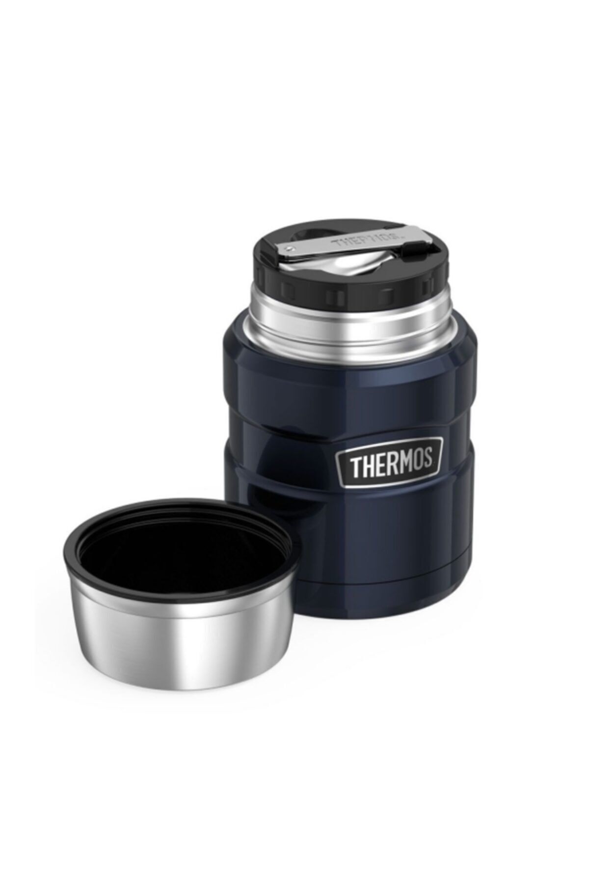 فلاسک قمقمه غذای فولادی SK3000 470 میلی لیتری. آبی نیمه شب اورجینال Thermos