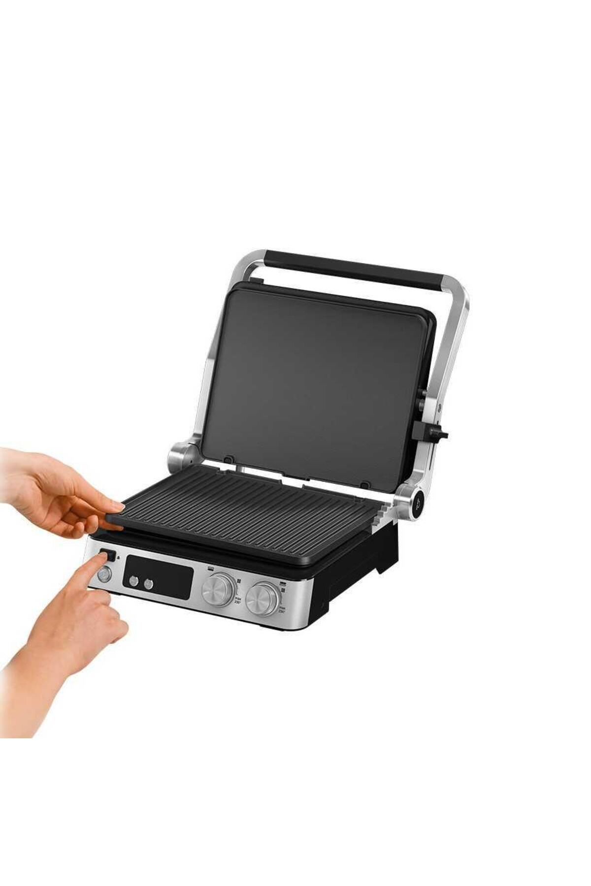 دستگاه ساندویچ و تست کباب پز نان MULTIGRILL 7 CG7040 اورجینال Braun