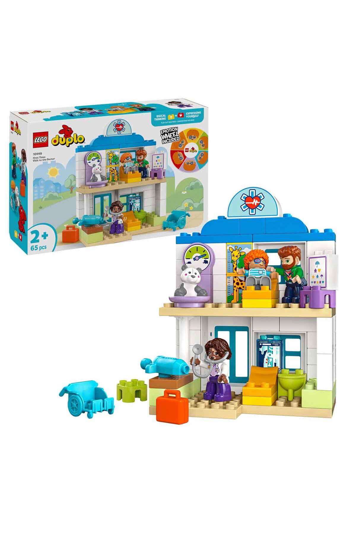 لگو و اسباب بازی های ساخت محور DUPLO TOWN اولین ویزیت پزشک 10449 MUSCLE BEC برای کودکان خردسال 2 سال به بالا اورجینال LEGO
