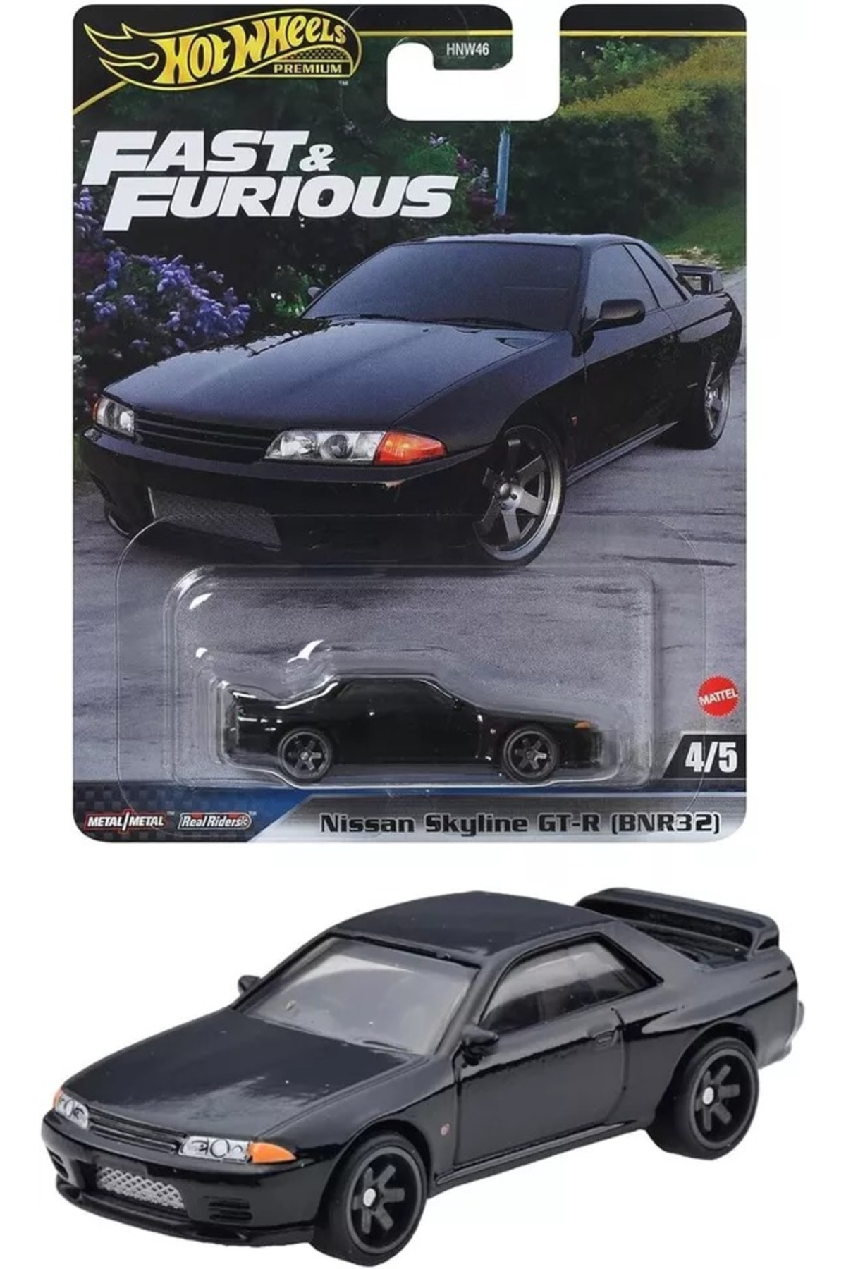 ماشین اسباب بازی PREMIUM NISSAN SKYLINE GT R BNR32 هات ویلز اورجینال HOT WHEELS