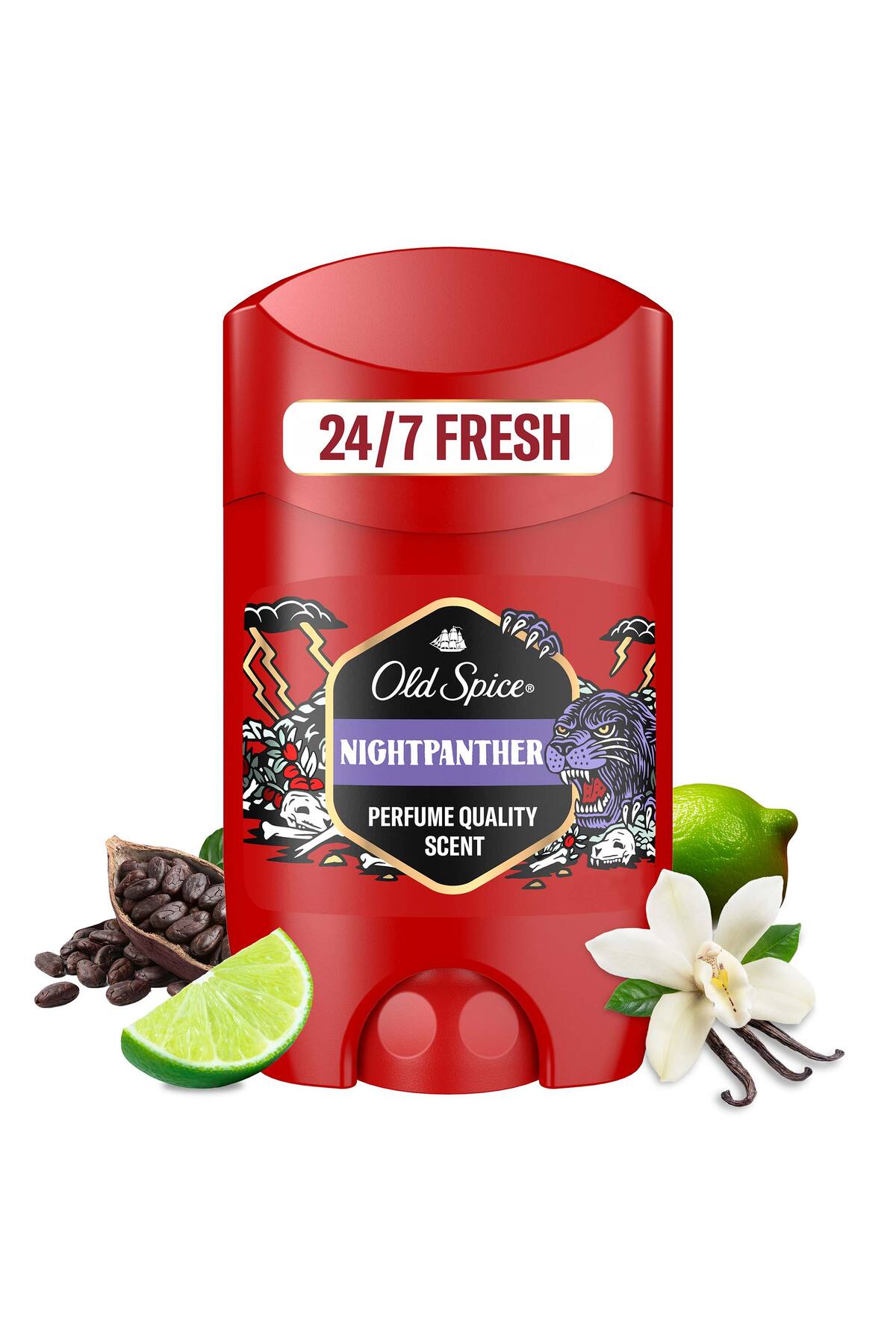 دئودورانت رول آن مردانه Night Panther با حجم 50 میلی لیتر اولد اسپایس Old Spice