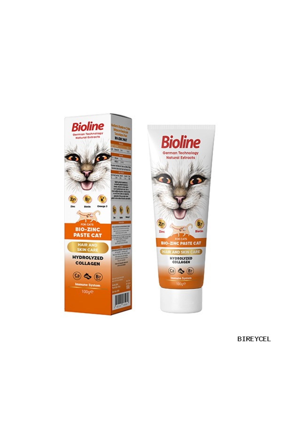خمیر گربه STBRYCEL Bio-Paste Cat بیولاین Bioline، ۱۰۰ گرم