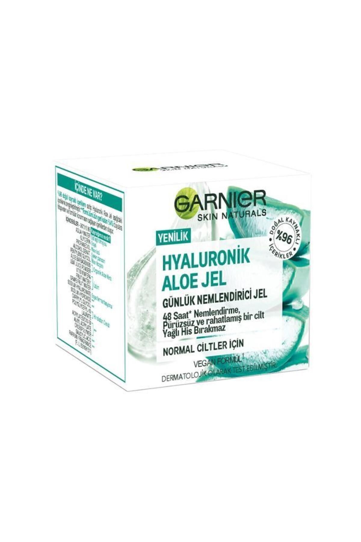 Garnier ژل آلوئه و ژل تمیزکننده آلوئه هیالورونیک گارنیه