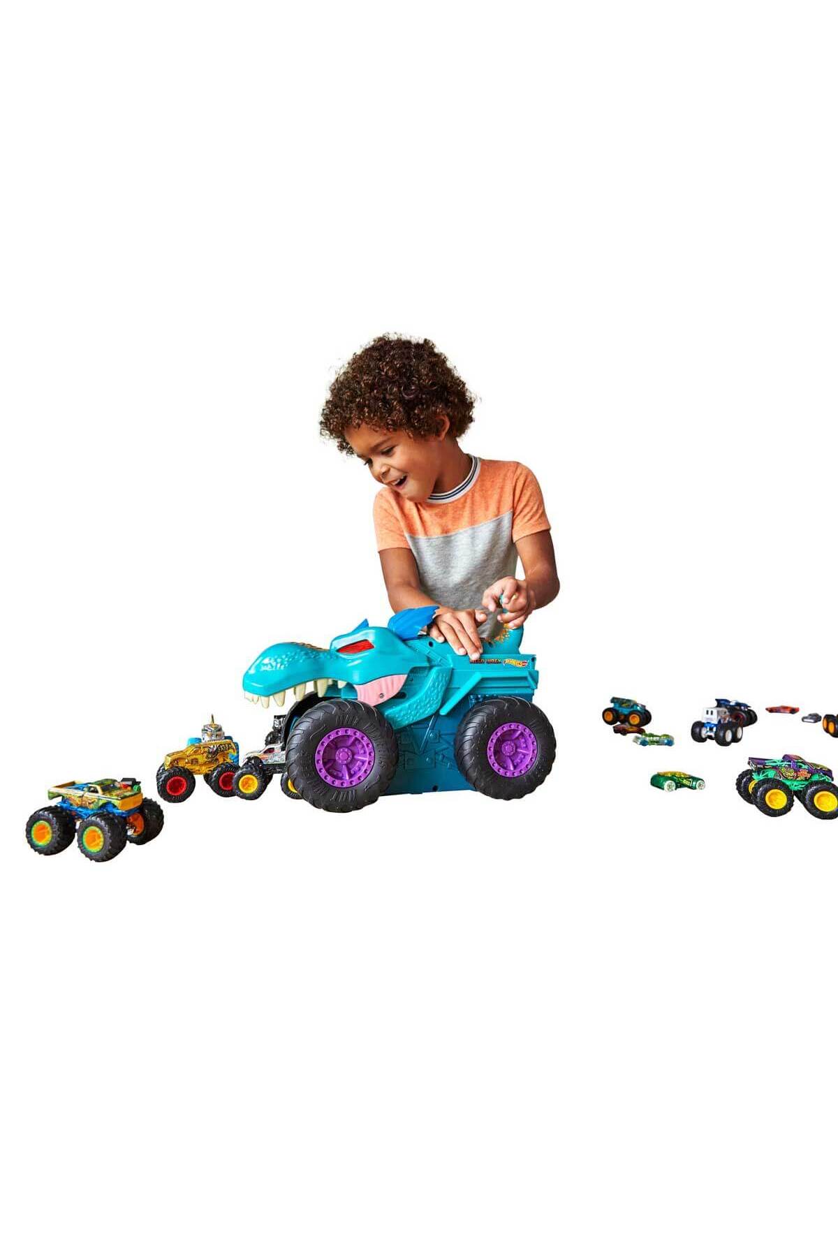 ماشین اسباب بازی GYL13 MONSTER TRUCKS CAR EATER MEGA WREX, از ترکیه HOT WHEELS