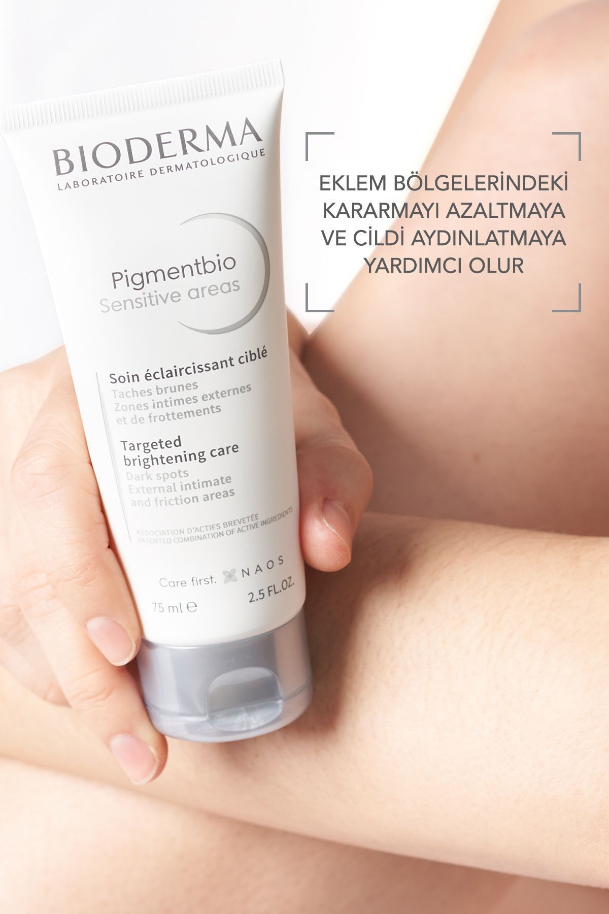کرم روشن کننده نواحی حساس بدن مدل Pigmentbio با حجم 75 میل بایودرما Bioderma