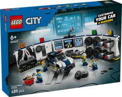 مجموعه ساختنی لگو LEGO سیتی City گاراژ خودروی پلیس مدل 60457، ۴۸۹ قطعه