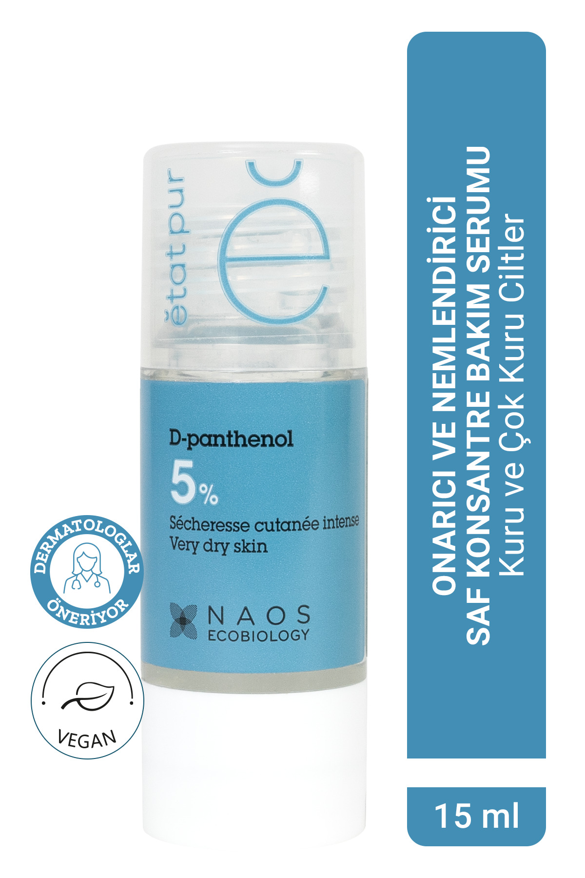 سرم پوست محصول مراقبت غلیظ PURE ACTIVE D PANTHENOL 15ML Etat Pur