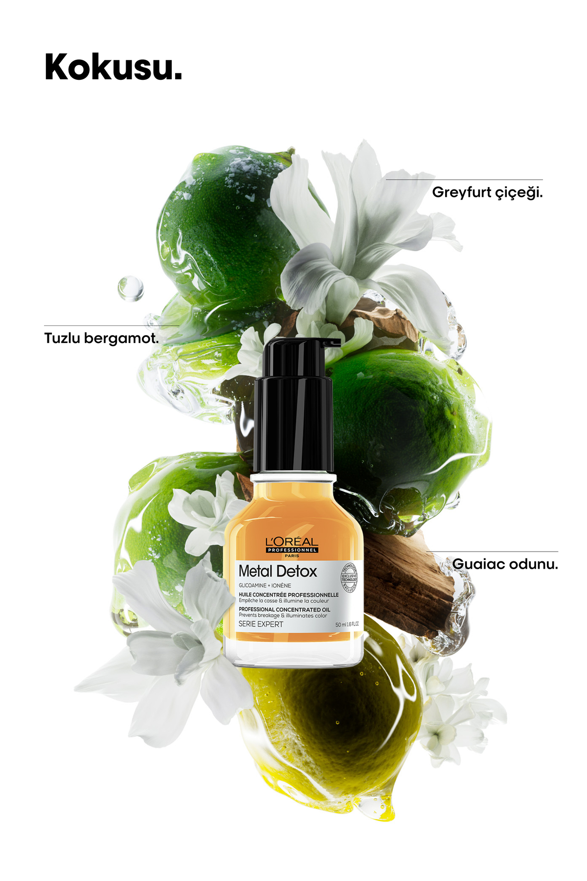L'oreal Professionnel روغن مرکب آبرسان مو سری اکسپرت متال دتاکس 50 میلی لیتر