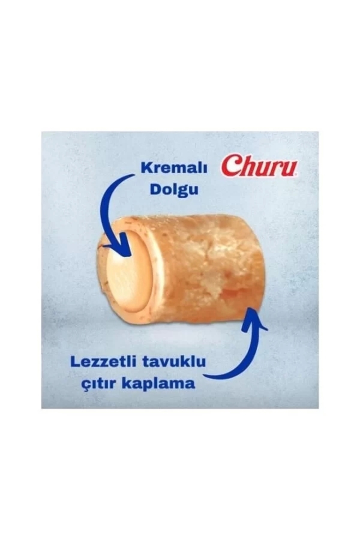 تشویقی گربه اینابا Inaba Ciao Churu Bites با مرغ و ماهی تن، بسته ۳ عددی