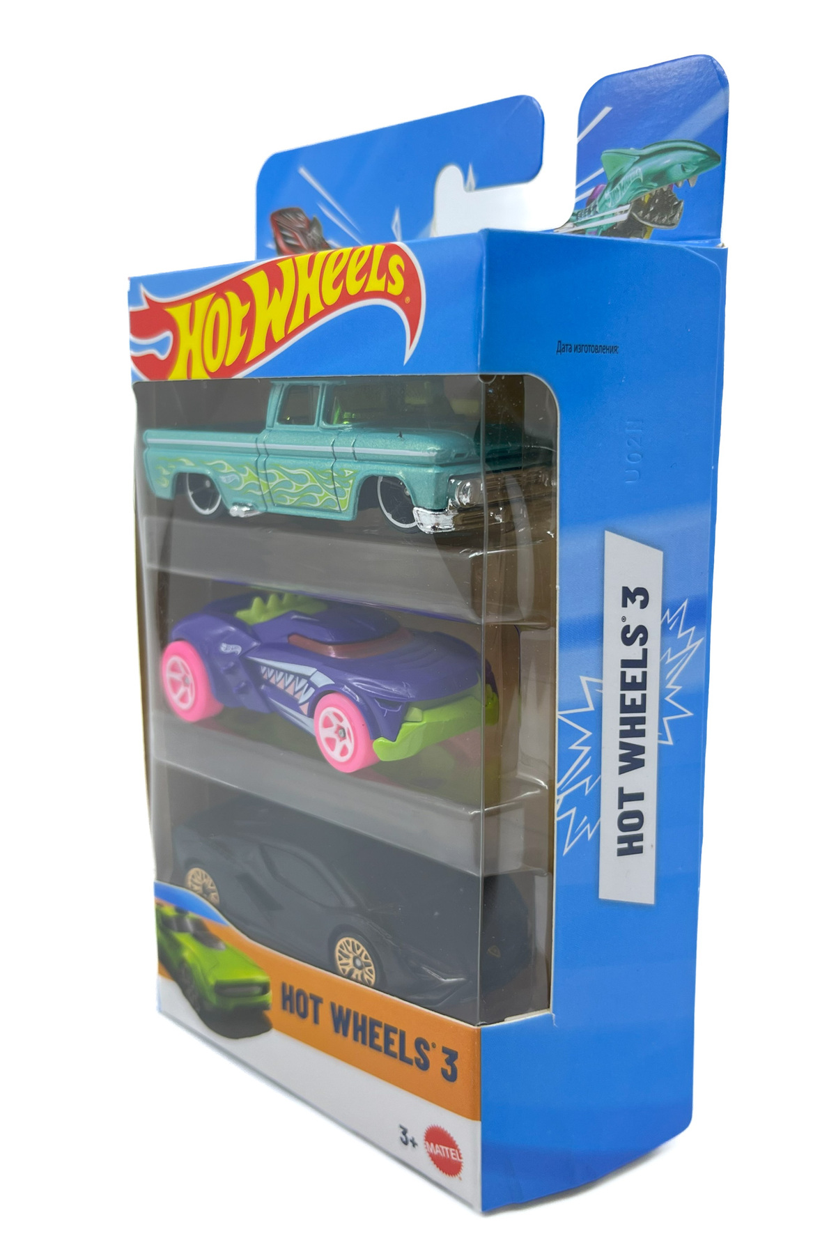 مدل خودرو ست ماشین 3 تکه 10 اورجینال HOT WHEELS