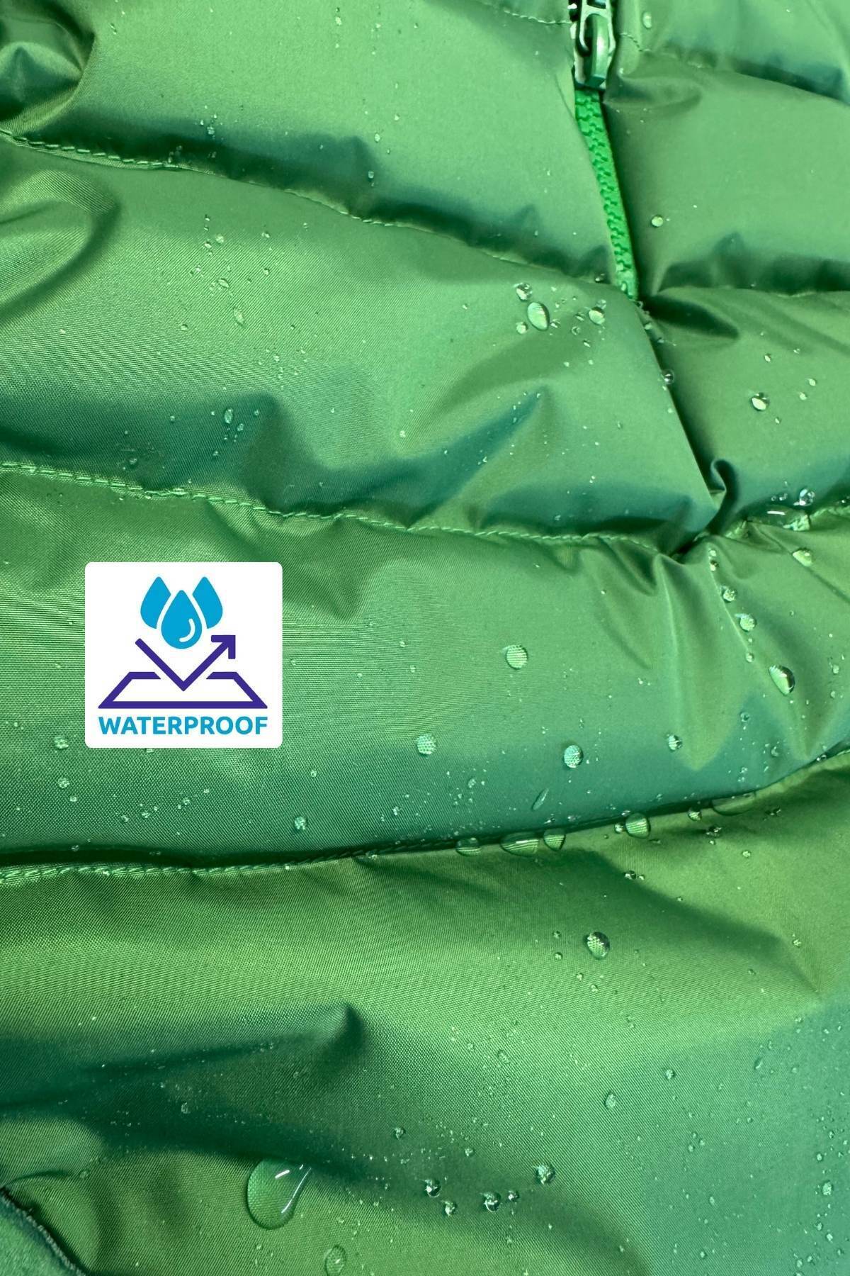 کاپشن ضدآب سگ سالیا استور Salya Store مدل Puffer-Mont، سبز