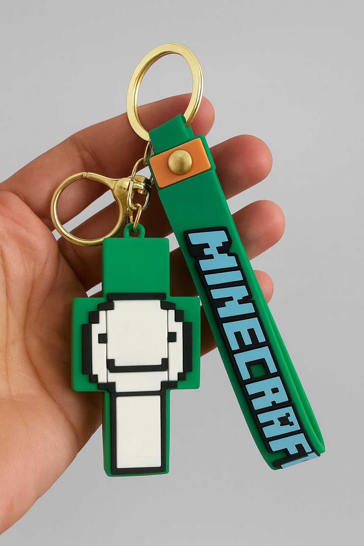 جلیقه کلید جاکلیدی فیگور MINECRAFT لوکس سه بعدی سیلیکونی KAYLANIN DÜNYASI
