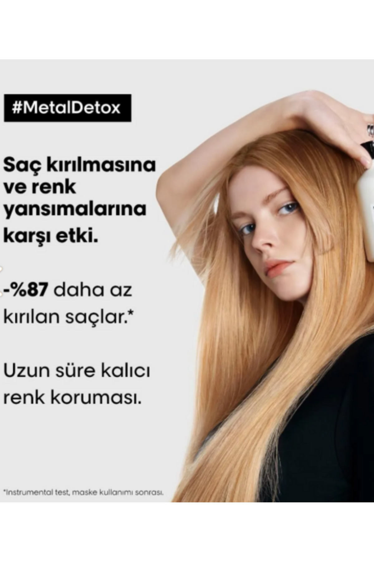 شامپو زنانه مجموعه نگهداری سم زدایی فلزی حرفه ای LOREAL | 500 میل شامپو+ماسک 250 L'oreal Professionnel