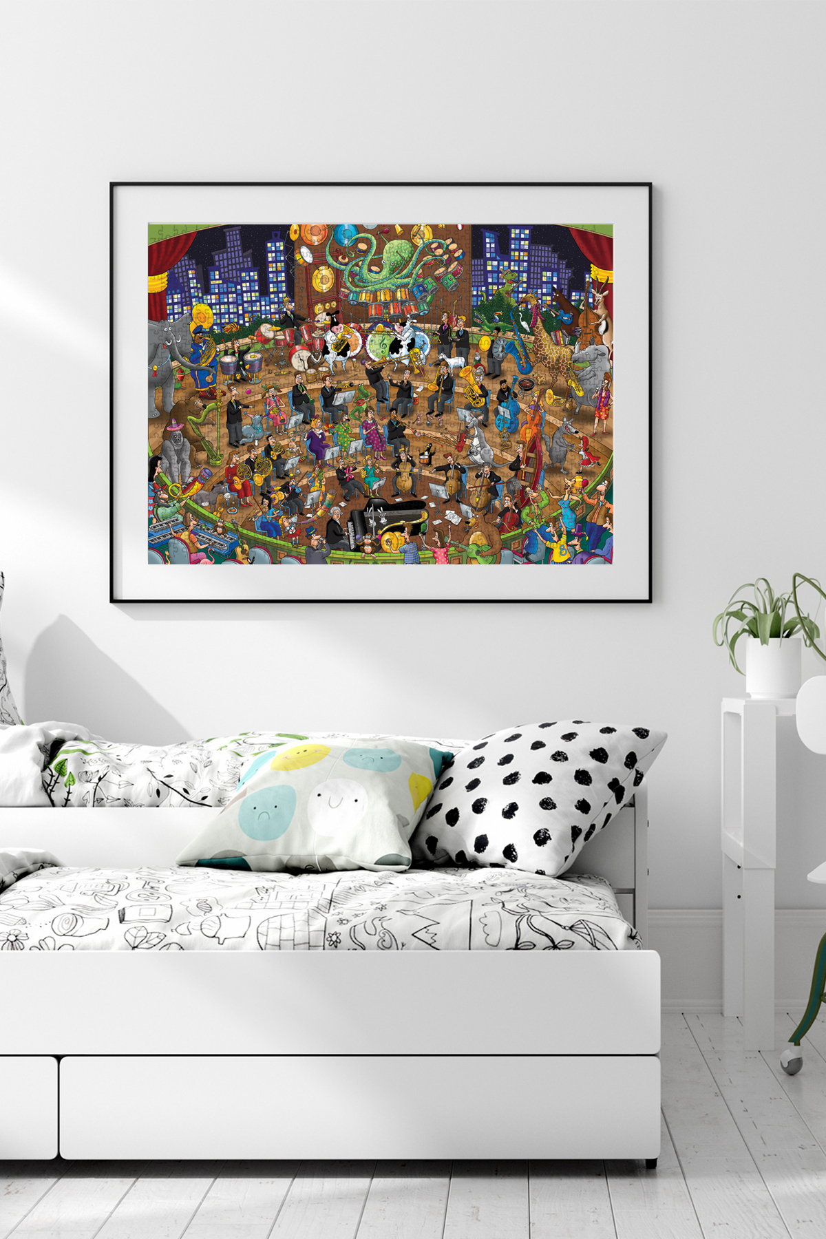 پازل اره منبت کاری مویی 1000 قطعه کنسرت سمپاتیک 1090 از ترکیه Anatolian Puzzle