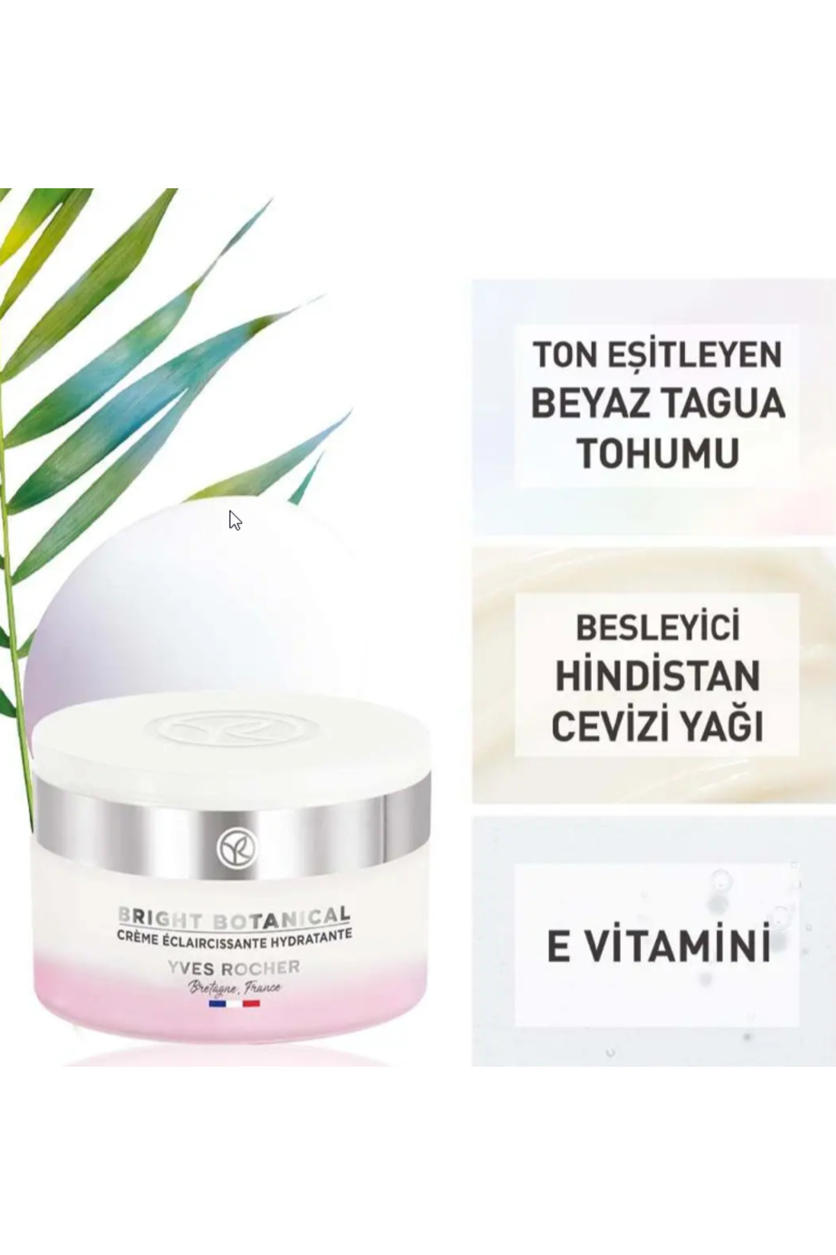کرم روشن کننده و ضد چروک شبانه روزانه بدون مواد شیمیایی ایوروشه Yves Rocher