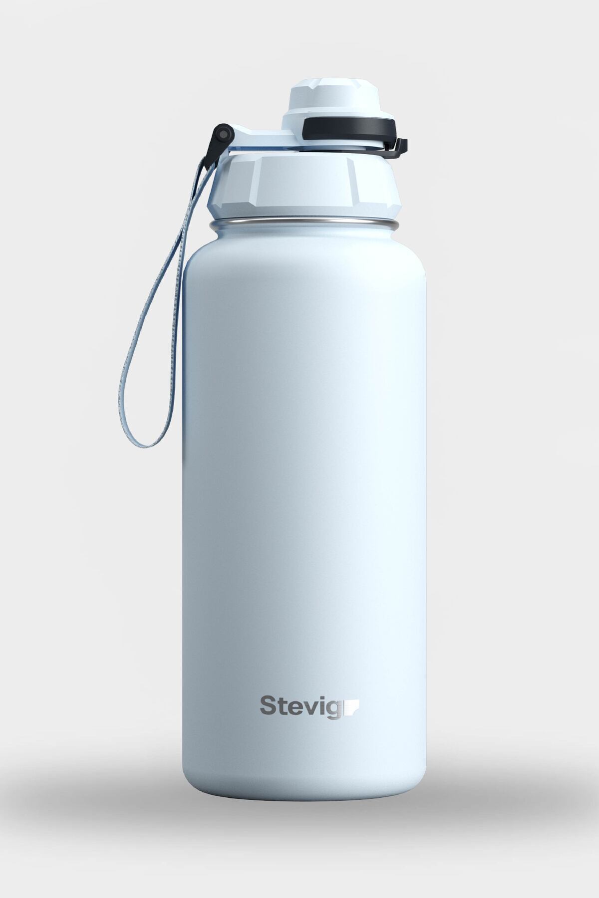 فلاسک 1 قمقمه فولادی ضد نشتی دستی 1000 میلی لیتری ذوب یخ ST 216 اورجینال Stevig