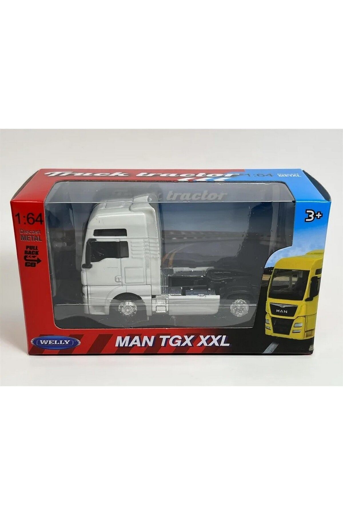 مدل خودرو MAN TGX XXL TRUCK 1 64 SCALE WELLY DIECAST METAL MODEL CAR اورجینال WELLY