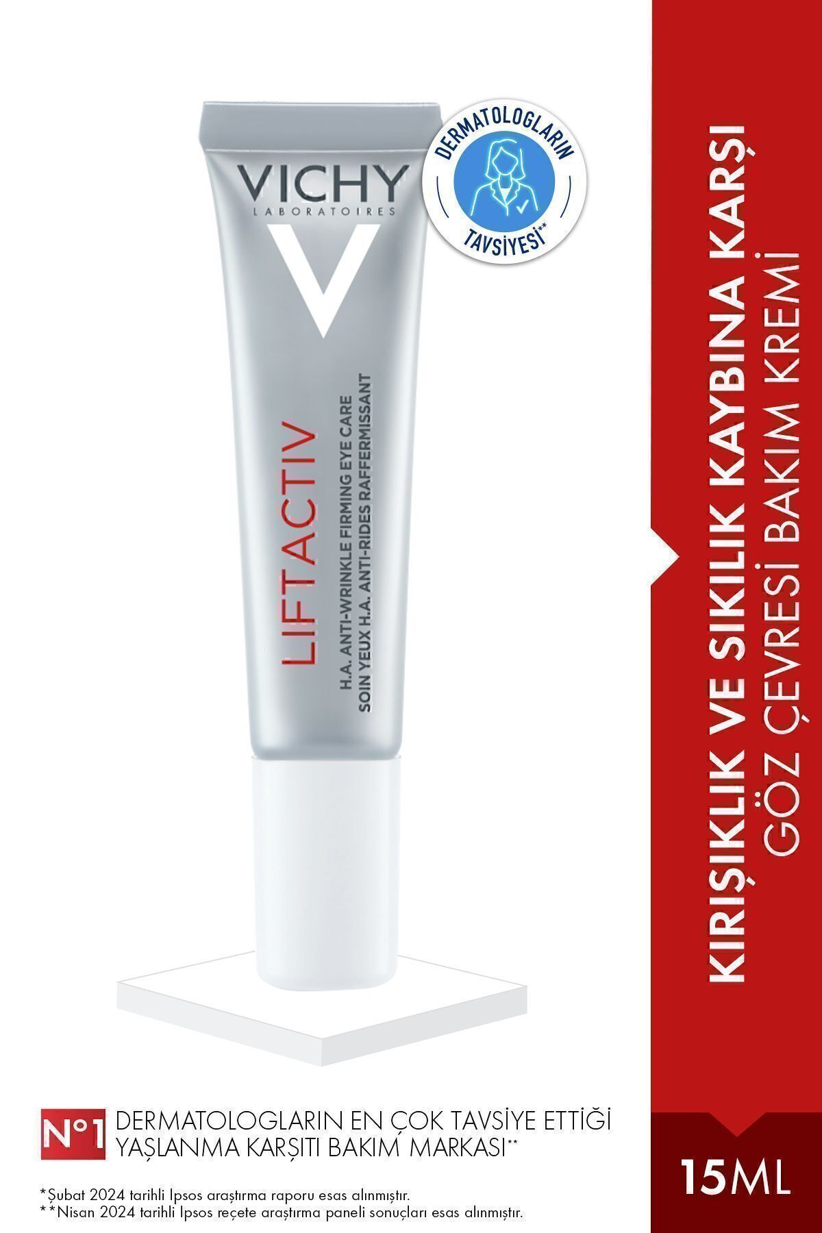کرم دور چشم LIFTACTIV INTI CRUMBLING مرطوب کننده CREAM CREAT PASSI 15ML PASSI.4821 Vichy
