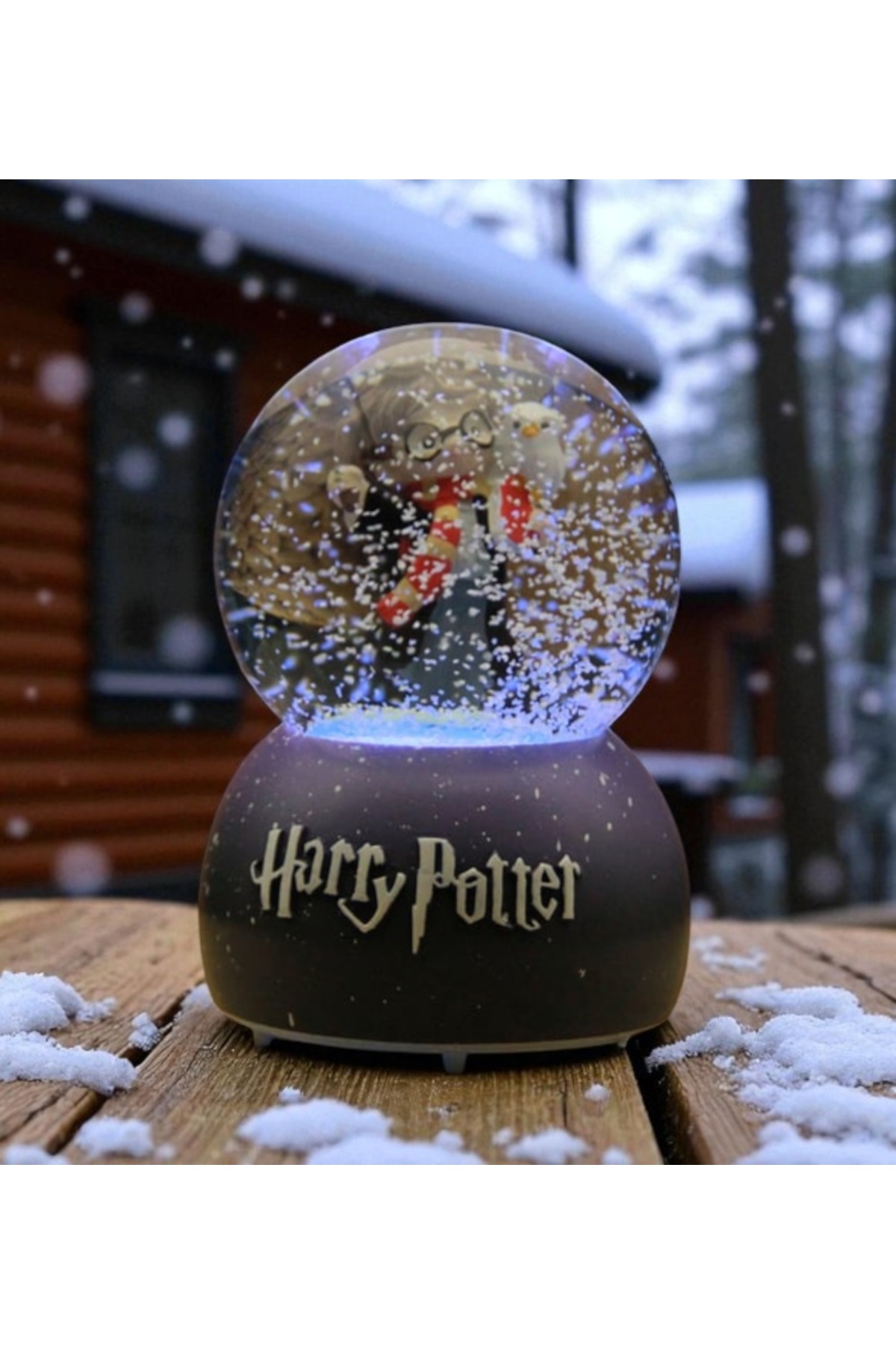گوی برفی هری پاتر و جغد هدویگ SNOW GLOBE LED LIGHTED VIP از ترکیه Kuzey Tacı