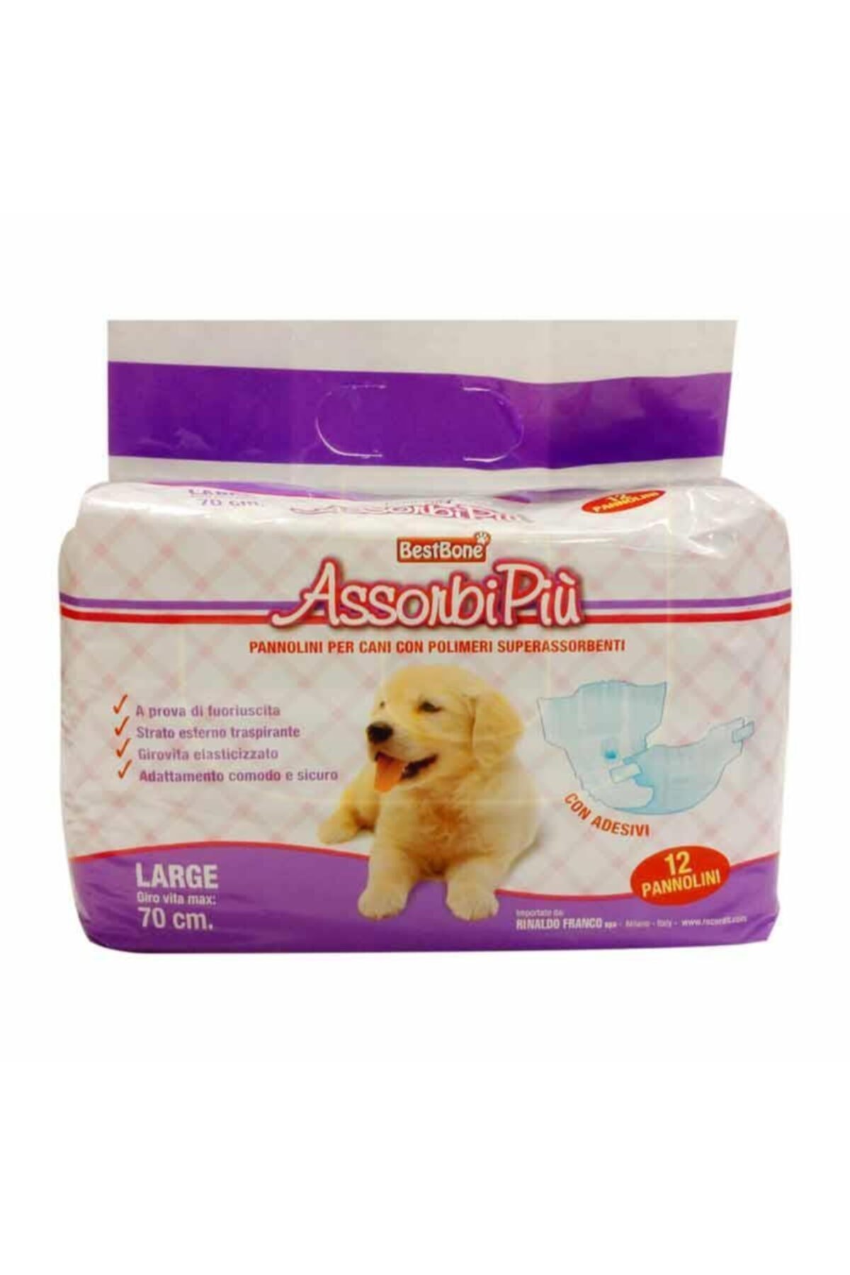 شورت چسب‌دار سگ بست‌بون Best Bone سایز L مدل 10BBKL
