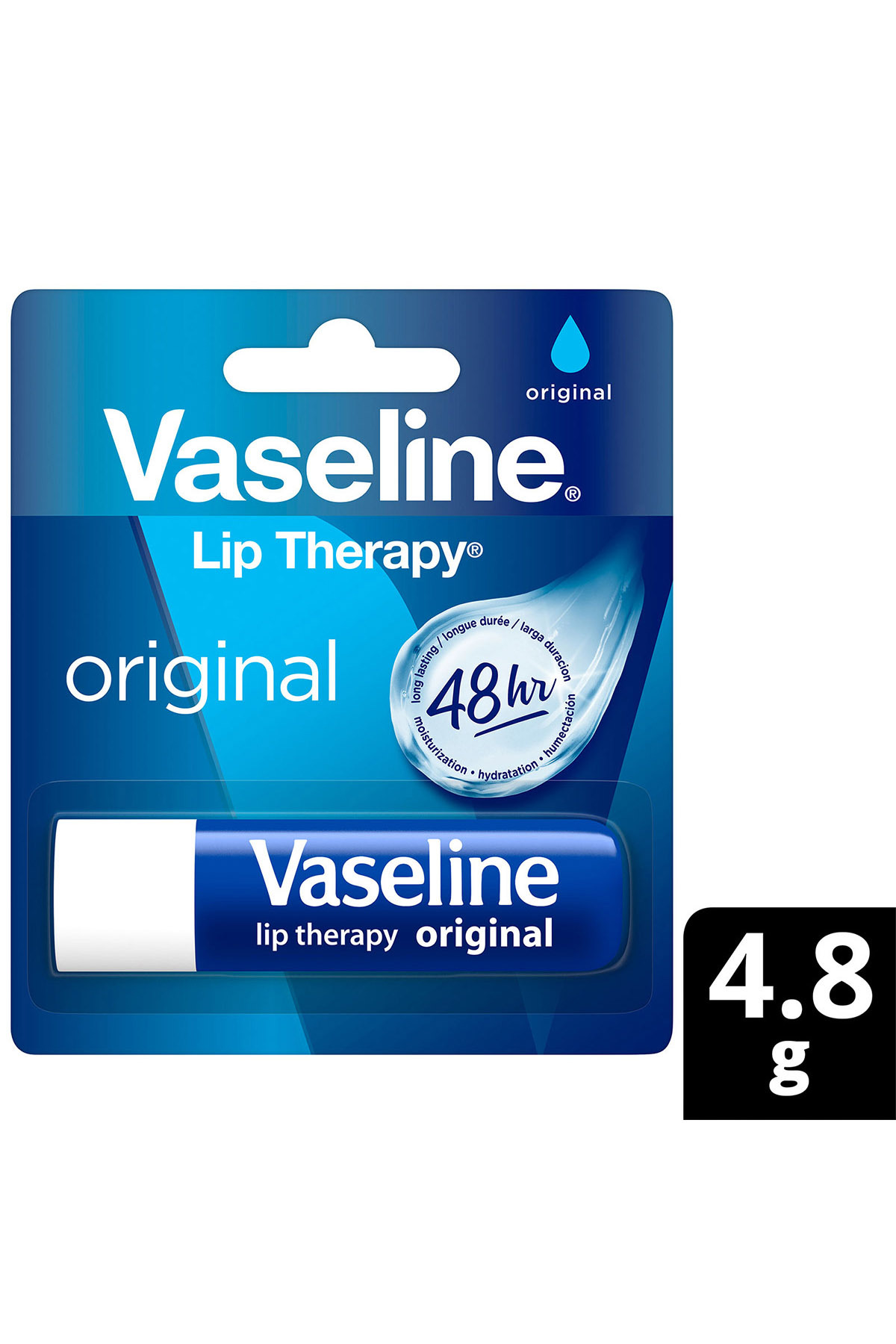 کرم مراقبت لب وازلین مدل Original حجم 4.8 گرم Vaseline