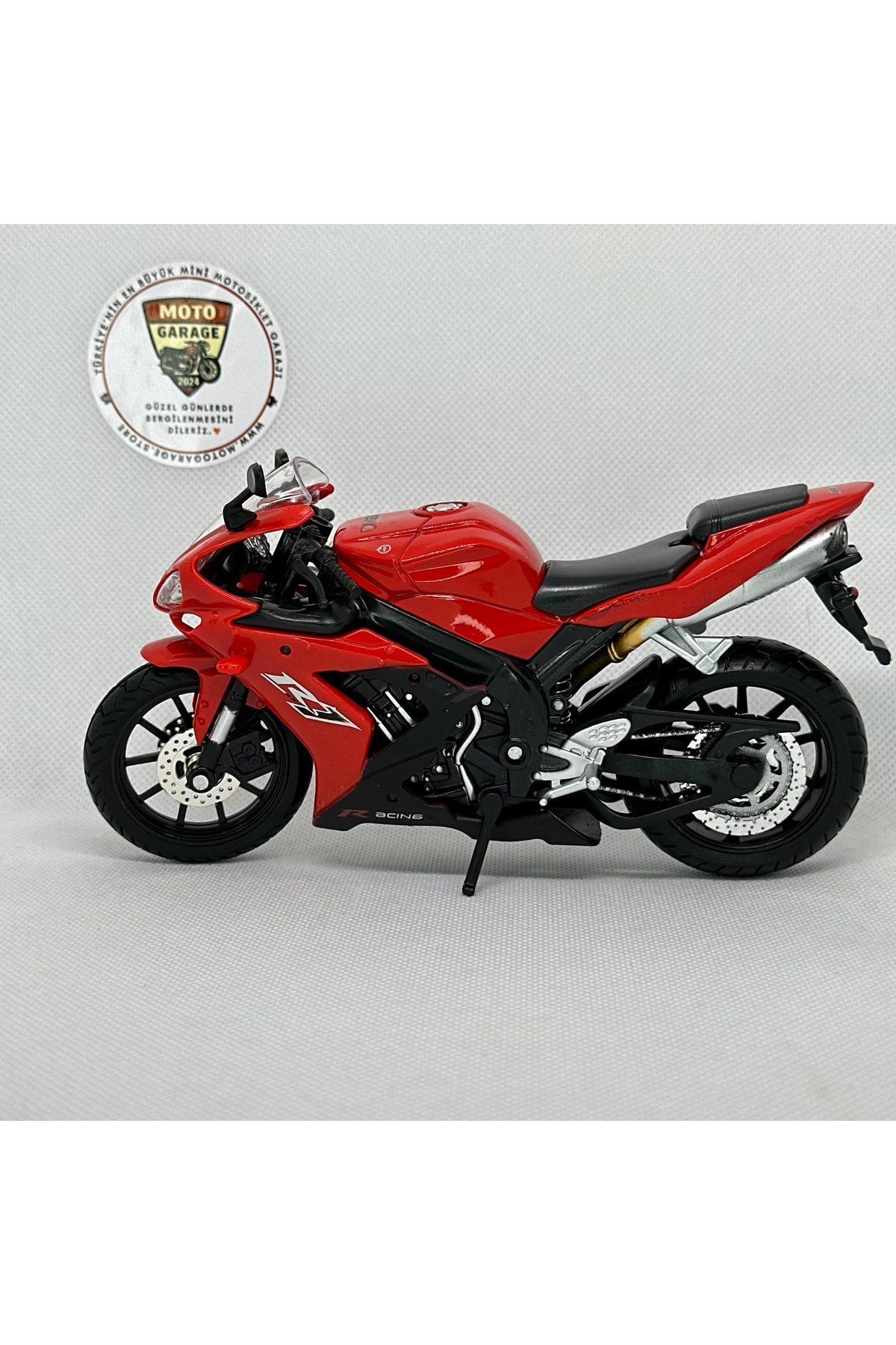 مدل خودرو موتورسیکلت یاماها YZF R1 RED 1:12 ALLOY DIECAST MODEL – فلزی اورجینال Alloy Models