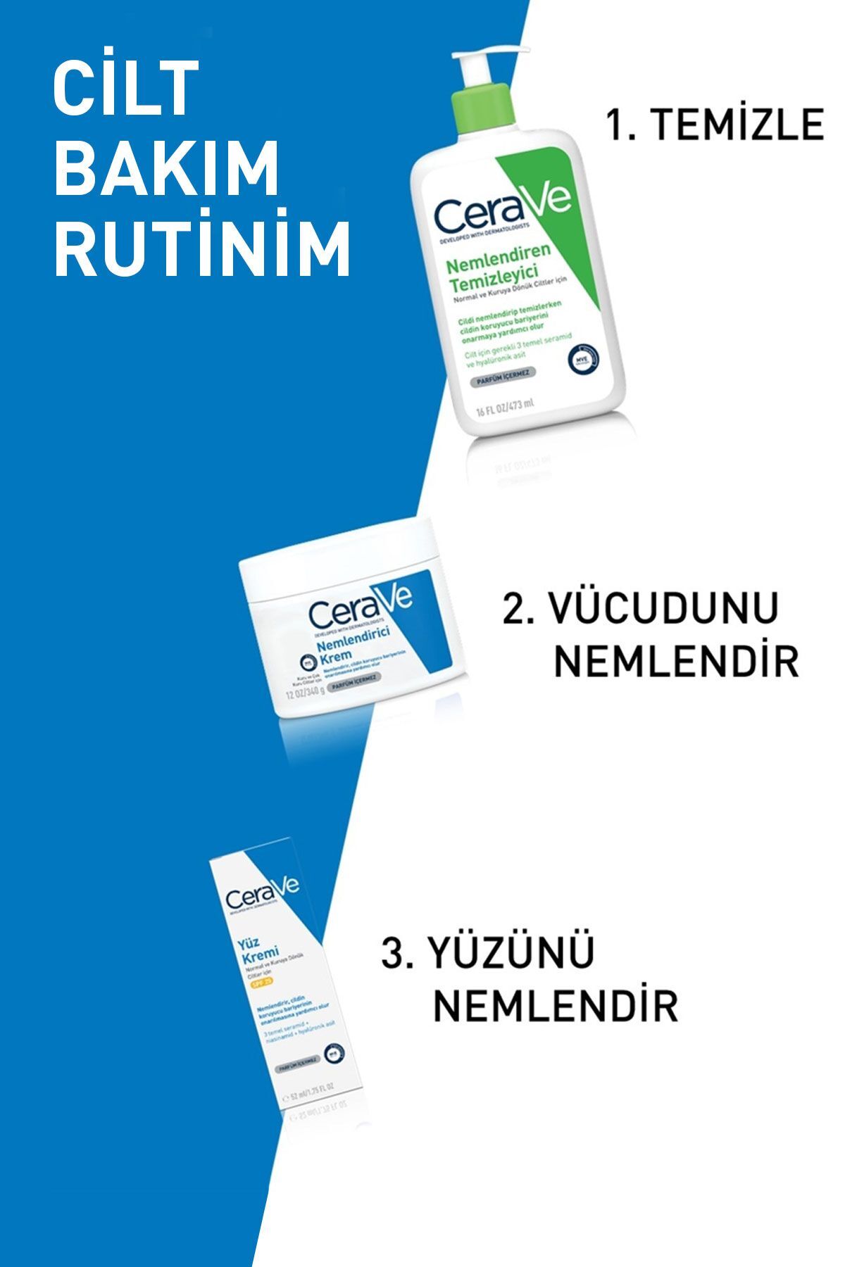 CeraVe کرم مرطوب کننده 340 گرم برای پوست خشک و بسیار خشک